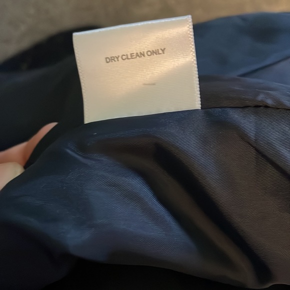 Navy blue vest with specks of yellow and red design. - Picture 6 of 6